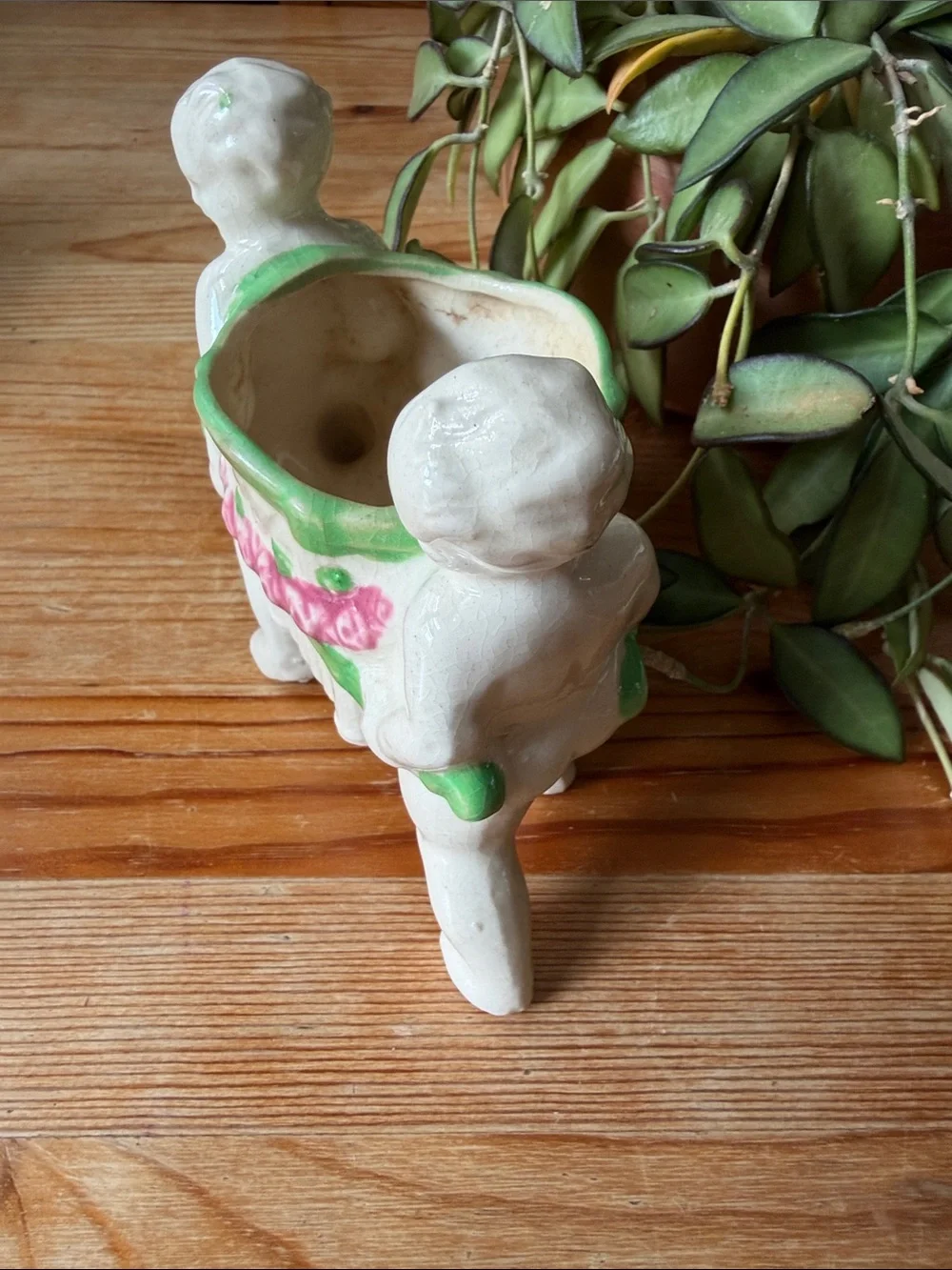 Vintage Cherub Planter